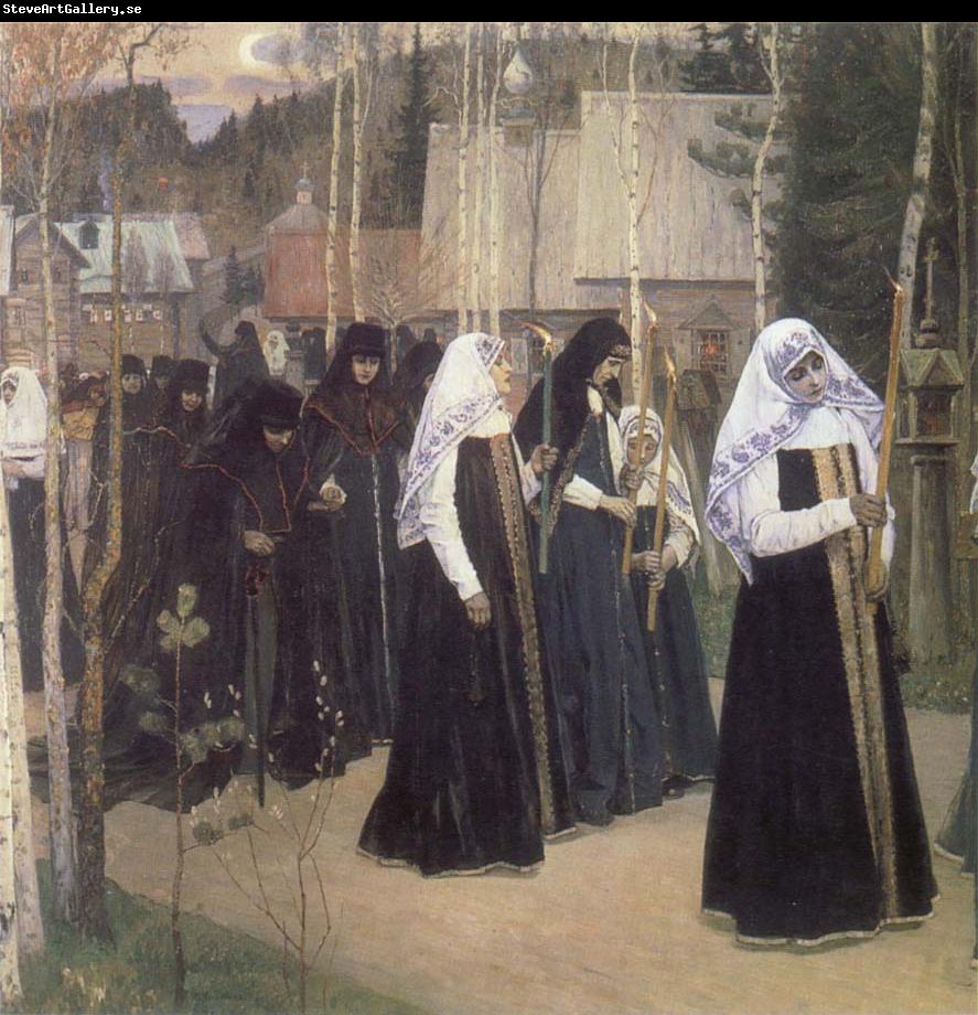 Mikhail Nesterov The Taking of the Veil